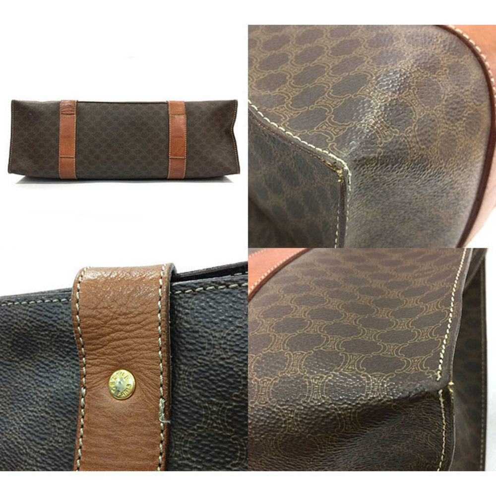 Celine Macadam Pattern Large Bag Brown - image 3